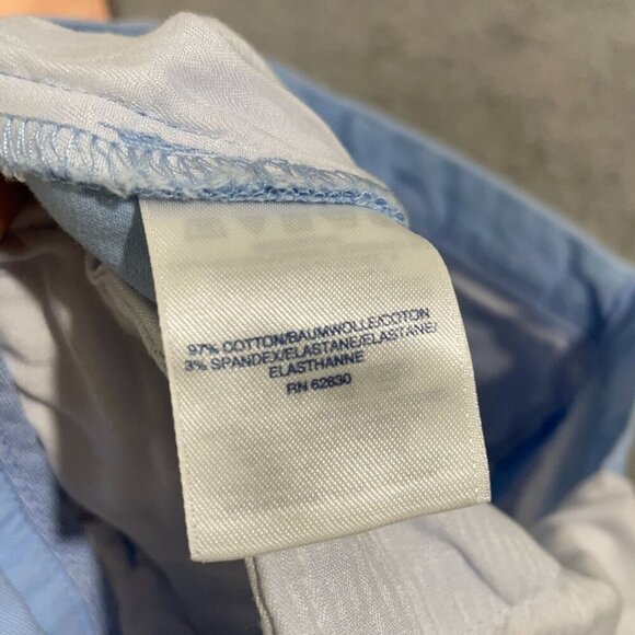 NEW Lands' End Men's 30 11" Inseam  Chino Shorts 2-Pack Orange & Soft Blue - Picture 7 of 8